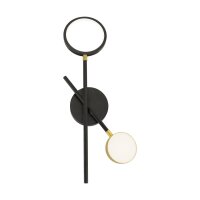 LED Wandleuchte H: 52,5 cm 2-flammig 4200 K 580 lm...