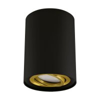 Deckenlampe Schwarz Gold Ø 9,4 cm H: 12,5 cm...