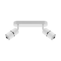 Deckenstrahler schwenkbar B: 26 cm 2-flammig GU10...