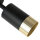 Wandlampe Metall Ø 7 cm klein schwenkbar GU10 in Schwarz Gold