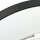 LED Deckenlampe Ø 23 cm H: 5 cm IP44 Schwarz Weiß 4000 K