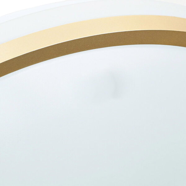 LED Deckenlampe rund Ø 28 cm 4000 K neutralweiß in Weiß Gold