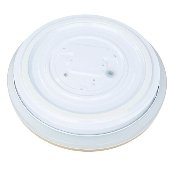 LED Deckenlampe rund Ø 28 cm 4000 K neutralweiß in Weiß Gold