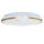 LED Deckenlampe rund Ø 28 cm 4000 K neutralweiß in Weiß Gold