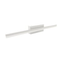LED Wandlampe Bad IP44 B: 50 cm 4000 K Edelstahl Weiß