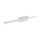 LED Wandlampe Bad IP44 B: 50 cm 4000 K Edelstahl Wei&szlig;