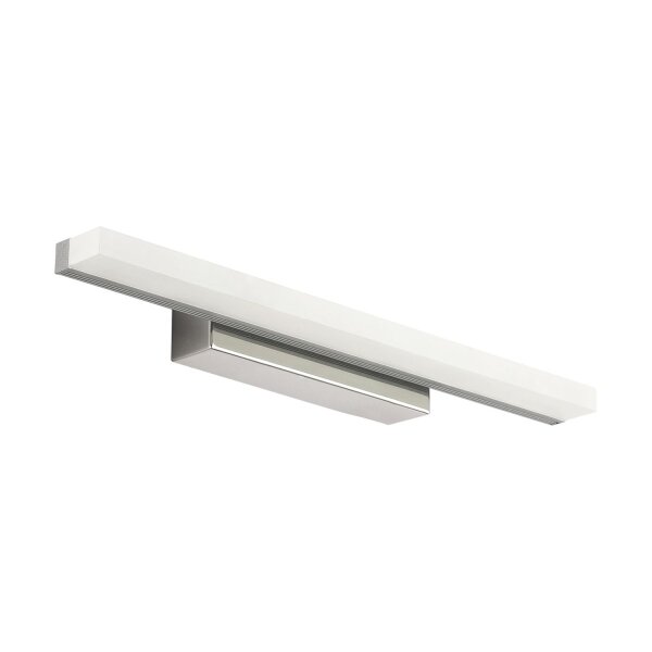 LED Spiegelleuchte Bad 4100 K 40,5 cm in Chrom Weiß