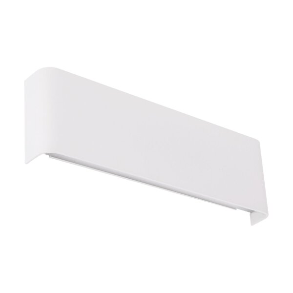 LED Wandlampe Metall B: 31 cm 4200 K 810 lm Up Down Weiß