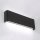 LED Wandleuchte Up Down 4200 K 810 lm Schwarz B: 31 cm Alu