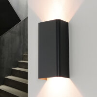 Up Down Wandlampe Graphit GU10 Metall BERGEN