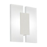 Au&szlig;ergew&ouml;hnliche Wandleuchte LED Nickel-Matt 2-Flmg