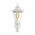 Große Außenlampe mit Bewegungsmelder E27 Weiß-Gold IP44