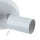 Deckenlampe 3-flammig Weiß Ø 20 cm Metall verstellbar