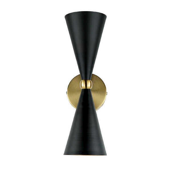 Wandlampe Metall E14 Schwenkarm H: 33 cm Up Down Modern