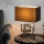Design Tischleuchte TEVELL Silber Schwarz 49cm hoch