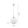 LED Hängelampe RGB Smart Home Glaskugel dimmbar Ø25 cm