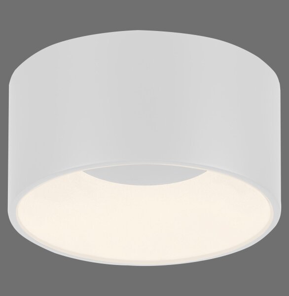 Runde LED Deckenlampe Weiß Ø16 cm 13 W 1500 lm dimmbar