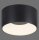 Runde LED Deckenlampe Schwarz Ø16 cm 1500 lm dimmbar