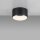 Runde LED Deckenlampe Schwarz Ø16 cm 1500 lm dimmbar