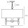 Hängeleuchte rund Ø 55 cm Metall Stoff 5x E14 Schwarz Weiß