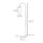 Stehleuchte Metall Glas E27 150 cm hoch in Messing Weiß