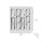 Wandlampe Kristall Metall H: 21,5 cm Chrom 2x E14