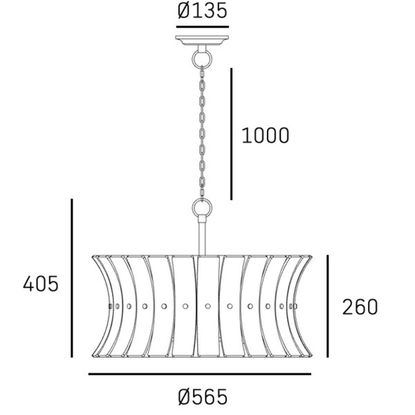 Hängelampe Glas Metall Ø 56,5 cm H: max. 145,5 cm Messing Weiß