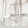 Pendelleuchte Metall Glas B: 33 cm Chrom 3x E14 Vintage