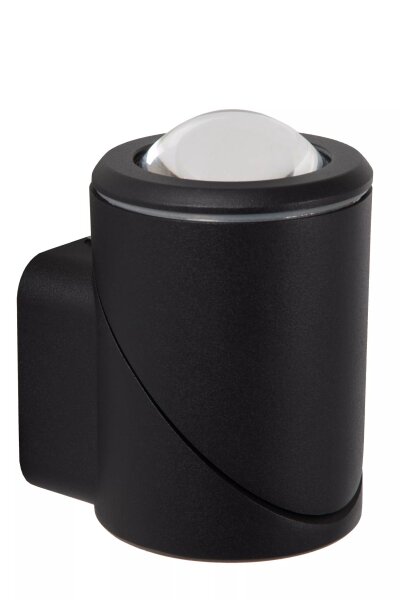 LED Wandstrahler Aluminium Schwarz 2700 K IP65 flexibel