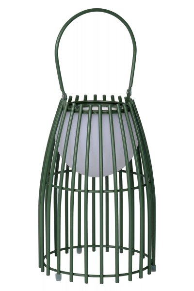LED Akku Tischlampe dimmbar Grün IP44 40 cm Terrasse