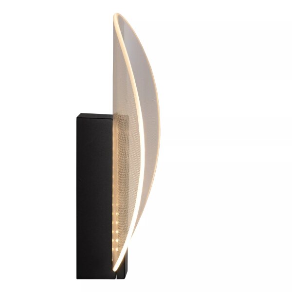 LED Außenwandlampe Schwarz Weiß IP54 2700 K Haustür