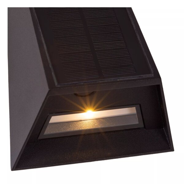 LED Solar Wandlampe Bewegungsmelder Up Down IP54 3150 K