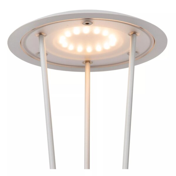 LED Akku Tischlampe Weiß Ladestation IP54 2 W dimmbar