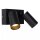 Wandspot Bewegungsmelder flexibel Schwarz GU10 B:18 cm