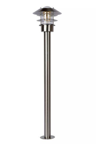 Stehleuchte Outdoor Glas Aluminium IP44 E27 100 cm