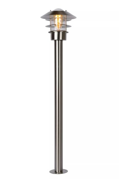Stehleuchte Outdoor Glas Aluminium IP44 E27 100 cm