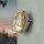 Wandlampe außen Messing massiv Glas D: 22 cm IP64 Grau