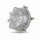 Wandlampe außen Messing massiv Glas D: 22 cm IP64 Grau