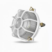 Außenlampe Wand Echt-Messing Glas E27 IP64...