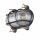Kellerlampe Messing Glas B: 18 cm IP64 Blau E27 Maritim