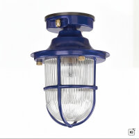 Außenleuchte Glas Echt-Messing E27 IP54 Ø 16...