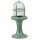 Sockelleuchte Glas Echt-Messing E27 IP64 25 cm hoch