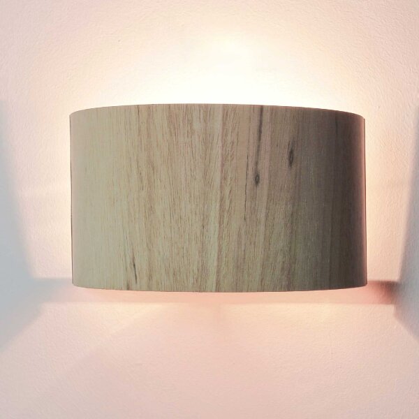 Wandleuchte BLEND NATUR in Holzfarben