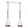 Stilvolle H&auml;ngelampe Wei&szlig; Gold 2xE27 &Oslash;11cm MUZA