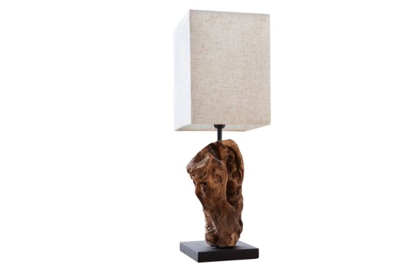 Tischleuchte Design 45cm Tischlampe Treibholz