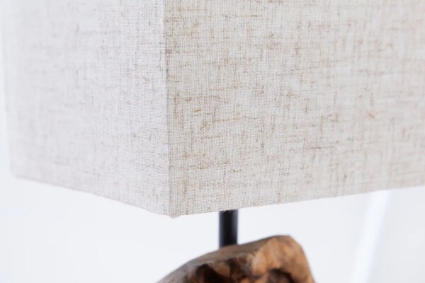 Tischleuchte Design 45cm Tischlampe Treibholz