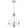 Kronleuchter CANDELA 8 Shabby Weiß 3-flmg Lampe
