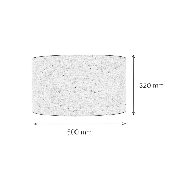 Lampenschirm rund Ø 50 cm E27 für Stehlampe