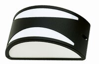 Wandlampe außen IP44 Schwarz Weiß dekorativ...