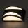 Wandlampe außen IP44 Schwarz Weiß dekorativ DEVENNY